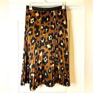 COPY - Women’s Pleated Animal Print Skirt Size Large